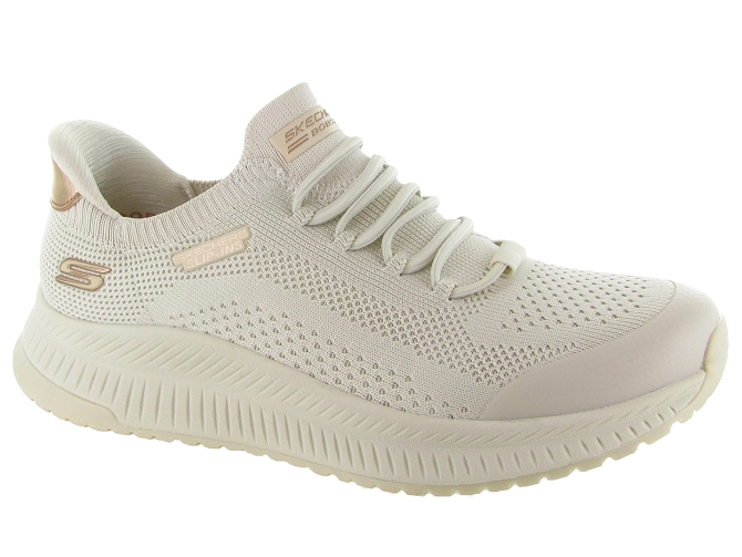 baskets et sneakers - Confort - femme - Synthétique - Crème - Skechers footwear
