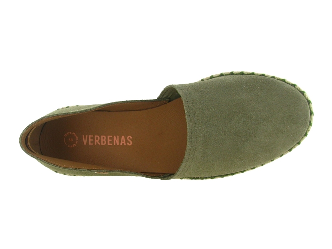 espadrilles - Espadrille plate - femme - Nubuck - Kaki - Verbenas6821401_3