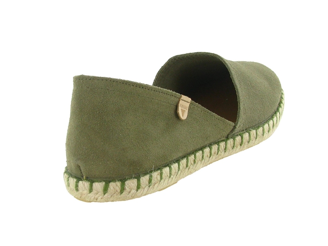 espadrilles - Espadrille plate - femme - Nubuck - Kaki - Verbenas6821401_5