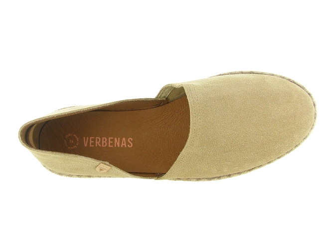 espadrilles - Espadrille plate - femme - Nubuck - Beige - Verbenas6821402_3
