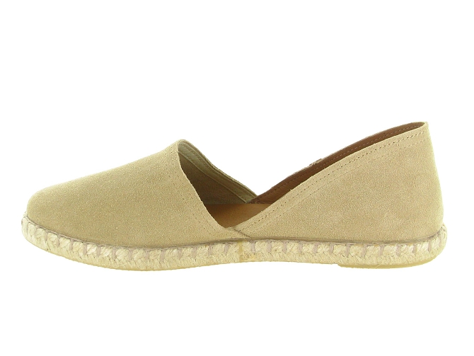 espadrilles - Espadrille plate - femme - Nubuck - Beige - Verbenas6821402_4