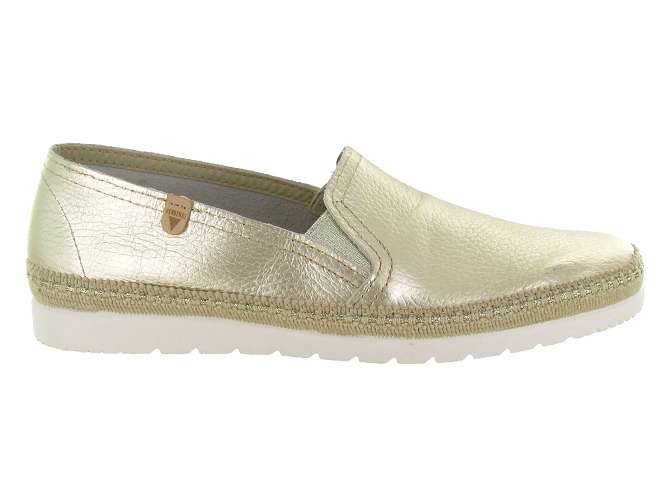 mocassins - Décontracté - femme - Cuir - Or - Verbenas6821501_2