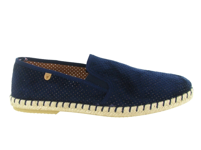 espadrilles -  - homme - Nubuck - Bleu Marine - Verbenas6821601_2