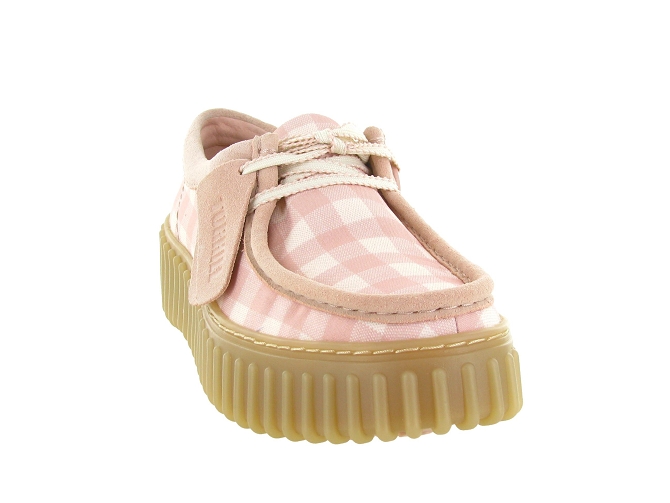 chaussures a lacets - Derby - femme - Textile - Rose - Clarks6821701_3