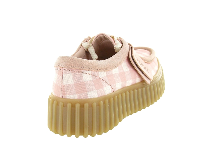 chaussures a lacets - Derby - femme - Textile - Rose - Clarks6821701_5