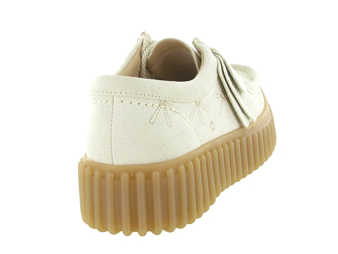 chaussures a lacets - Derby chic - femme - Textile - Beige - Clarks6821703_5