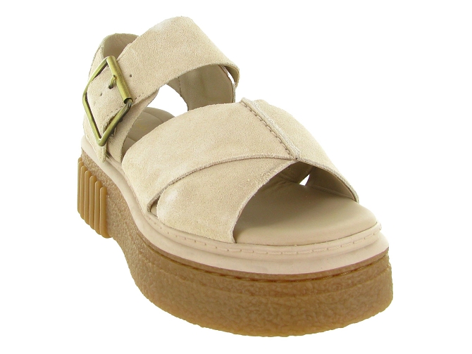 sandales et nu pieds - Confort - femme - Cuir - Crème - Clarks6822202_3