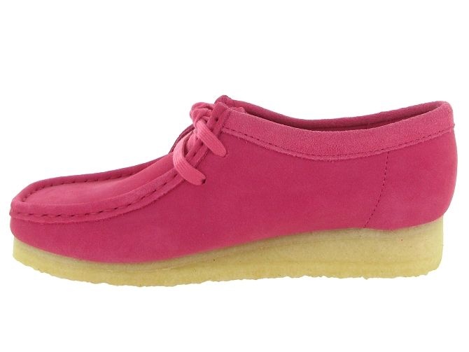 chaussures a lacets - Derby chic - femme - Nubuck - Rose - Clarks6822301_4