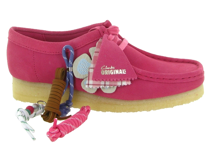 chaussures a lacets - Derby chic - femme - Nubuck - Rose - Clarks6822301_6