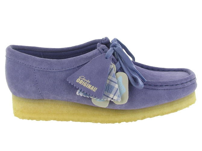 chaussures a lacets - Derby chic - femme - Nubuck - Violet - Clarks6822302_2