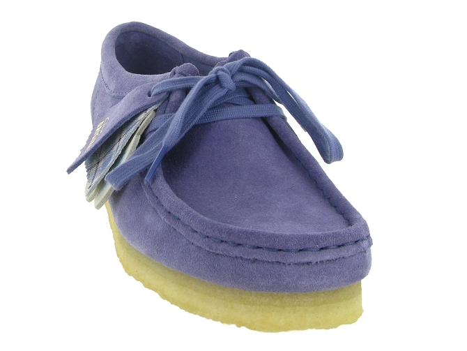 chaussures a lacets - Derby chic - femme - Nubuck - Violet - Clarks6822302_3