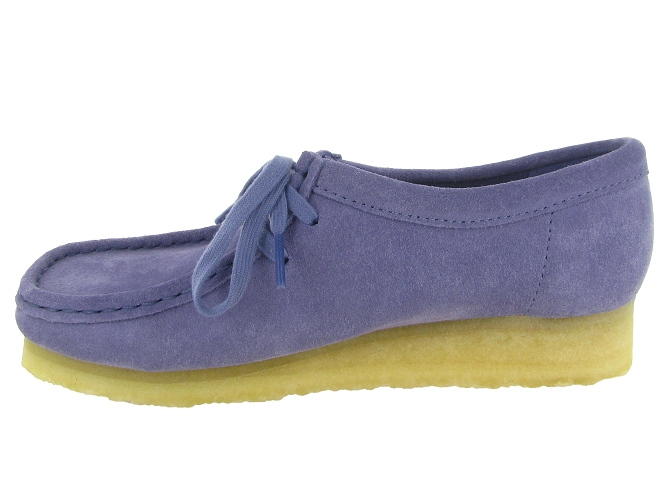 chaussures a lacets - Derby chic - femme - Nubuck - Violet - Clarks6822302_4