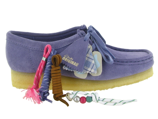 chaussures a lacets - Derby chic - femme - Nubuck - Violet - Clarks6822302_6