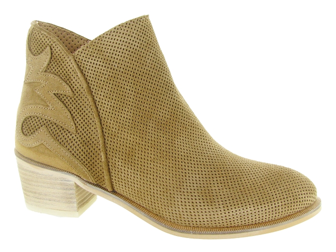 bottines et boots - Casual - femme - Nubuck - Taupe - Alpe