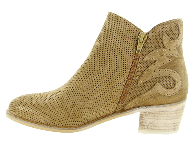 bottines et boots - Casual - femme - Nubuck - Taupe - Alpe6822801_4