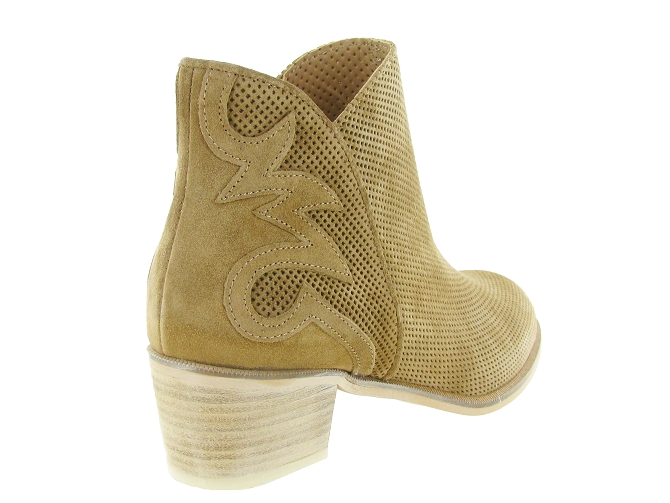 bottines et boots - Casual - femme - Nubuck - Taupe - Alpe6822801_5