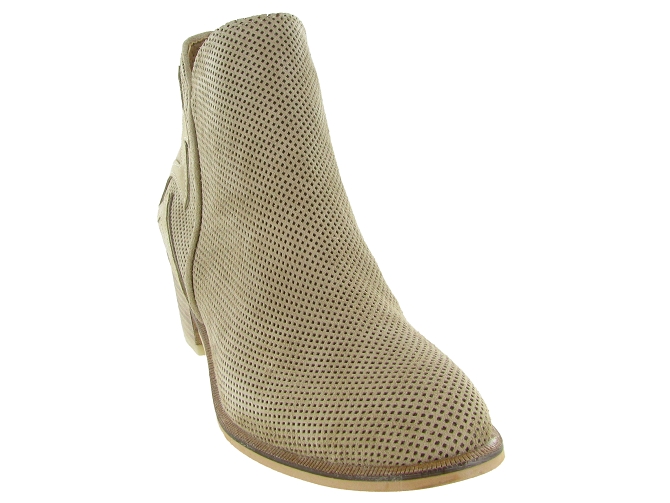 bottines et boots - Casual - femme - Nubuck - Beige - Alpe6822802_3