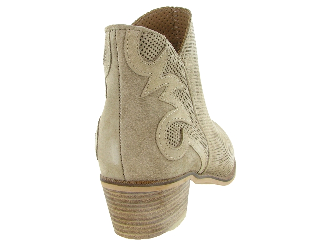 bottines et boots - Casual - femme - Nubuck - Beige - Alpe6822802_5