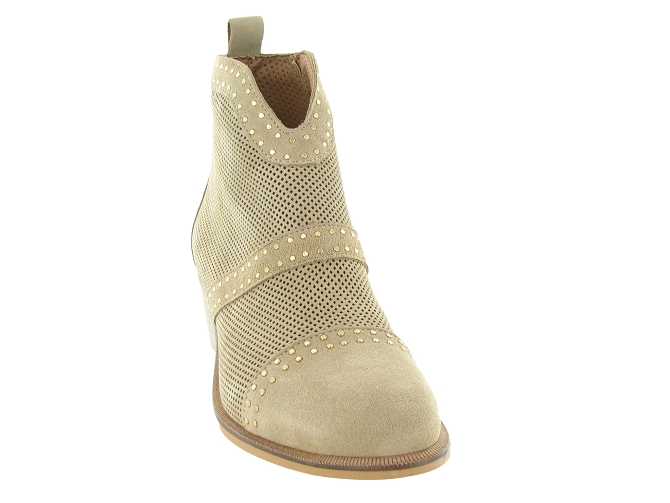 bottines et boots - Casual - femme - Nubuck - Beige - Alpe6822901_3