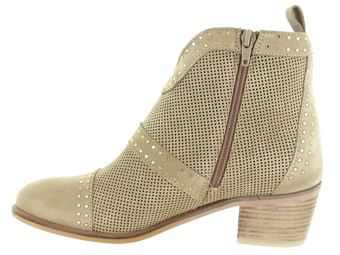 bottines et boots - Casual - femme - Nubuck - Beige - Alpe6822901_4