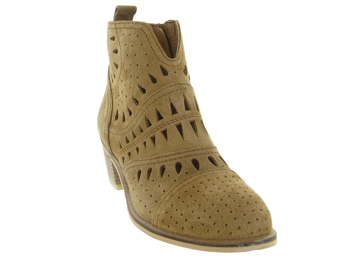 bottines et boots - Casual - femme - Nubuck - Taupe - Alpe6823001_5