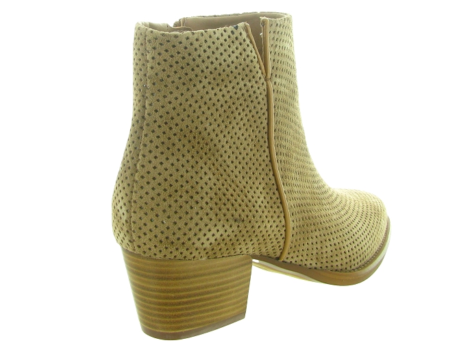 bottines et boots - Casual - femme - Nubuck - Taupe - Alpe6823101_5