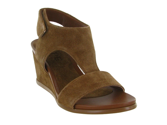 sandales et nu pieds - Confort - femme - Nubuck - Taupe - Alpe6823602_3