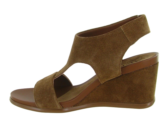 sandales et nu pieds - Confort - femme - Nubuck - Taupe - Alpe6823602_4