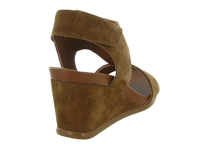 sandales et nu pieds - Confort - femme - Nubuck - Taupe - Alpe6823602_5