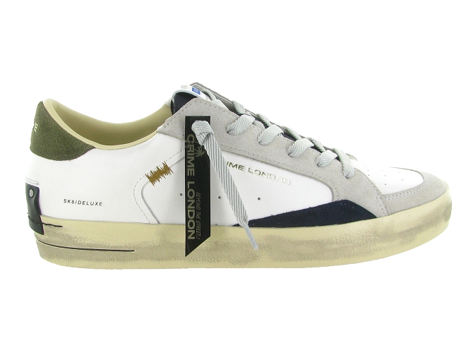 baskets et sneakers - Tendance - homme - Cuir - Blanc - Crime london6824301_2