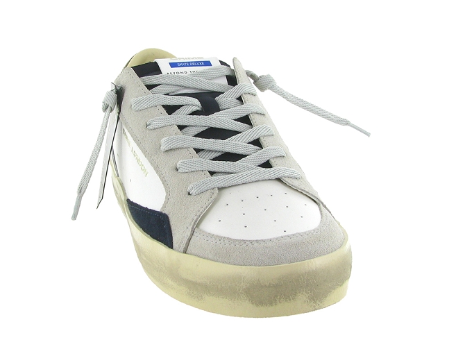 baskets et sneakers - Tendance - homme - Cuir - Blanc - Crime london6824301_3