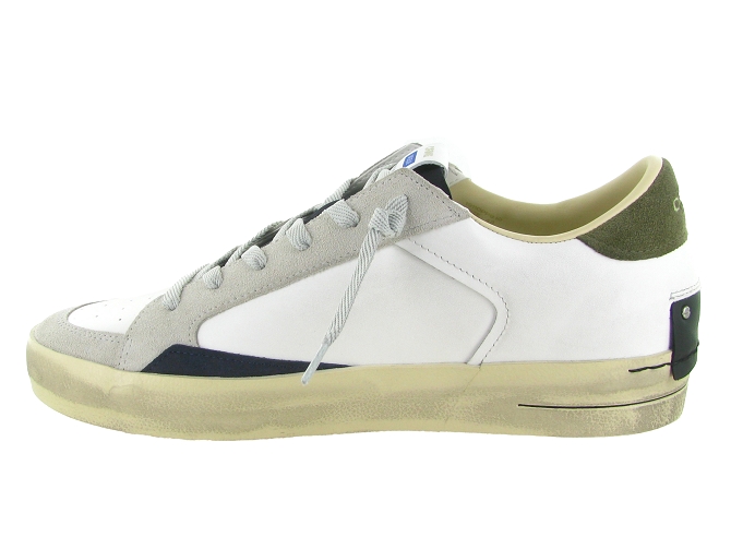 baskets et sneakers - Tendance - homme - Cuir - Blanc - Crime london6824301_4