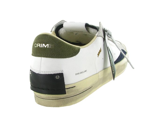 baskets et sneakers - Tendance - homme - Cuir - Blanc - Crime london6824301_5