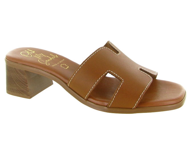 sandales et nu pieds - Mule Sabot - femme - Cuir - Marron - Oh my sandals