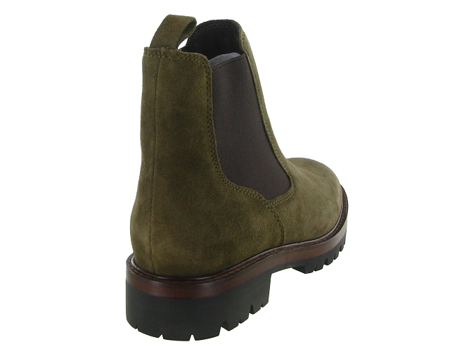 bottines et boots - Chelsea - femme - Nubuck - Kaki - Another trend6827401_5