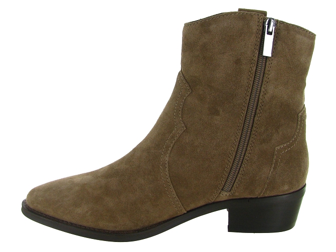 bottines et boots - Santiag - femme - Nubuck - Taupe - Another trend6827901_4