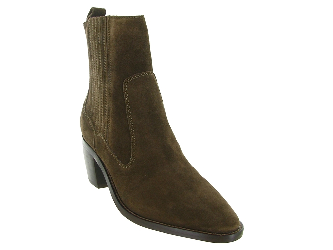 bottines et boots - Santiag - femme - Nubuck - Marron - Another trend6828201_3