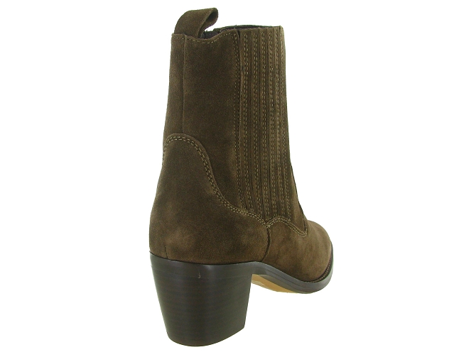 bottines et boots - Santiag - femme - Nubuck - Marron - Another trend6828201_5