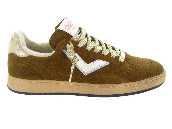 baskets et sneakers - Tendance - femme - Nubuck - Camel - 4b126829001_2