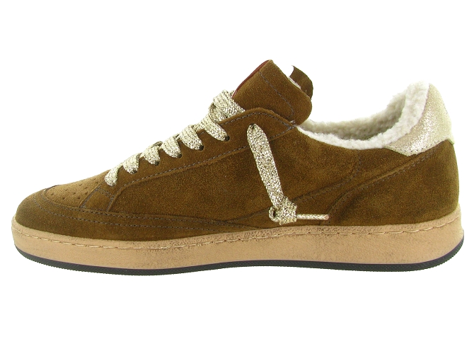 baskets et sneakers - Tendance - femme - Nubuck - Camel - 4b126829001_4