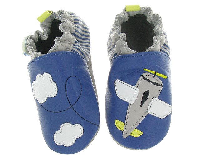 chaussons et pantoufles -  - bebe mixte -  - Bleu Marine - Robeez7030701_2