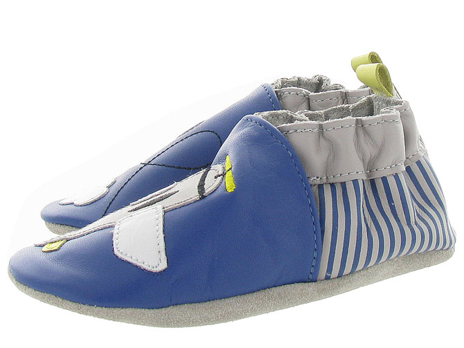 chaussons et pantoufles -  - bebe mixte -  - Bleu Marine - Robeez7030701_4
