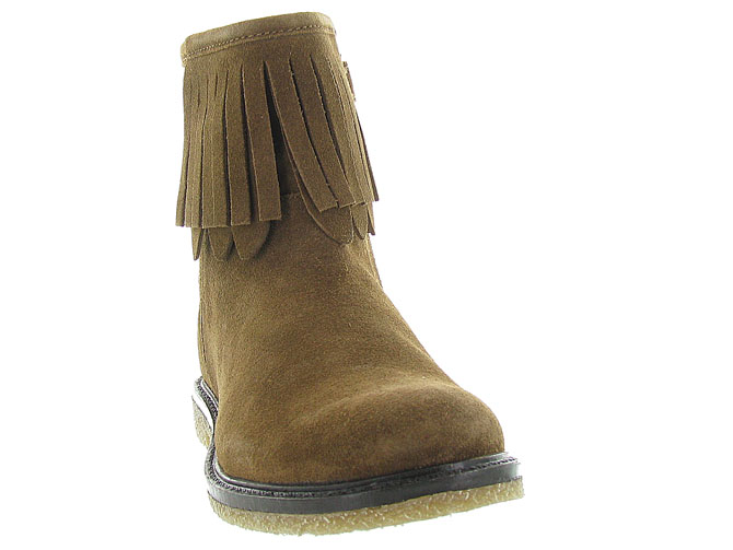 bottines et boots -  - junior fille - Nubuck - Marron - Apples and pears7032901_3