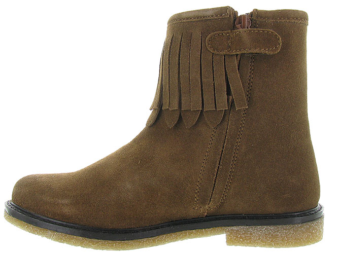 bottines et boots -  - junior fille - Nubuck - Marron - Apples and pears7032901_4