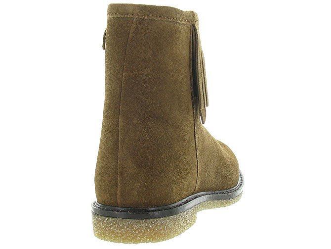 bottines et boots -  - junior fille - Nubuck - Marron - Apples and pears7032901_5