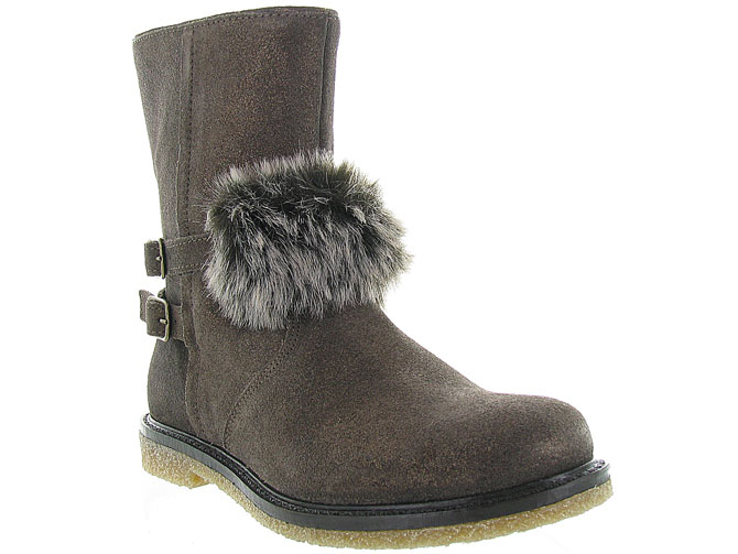 Apples and pears bottines et boots 8334 marron fonce