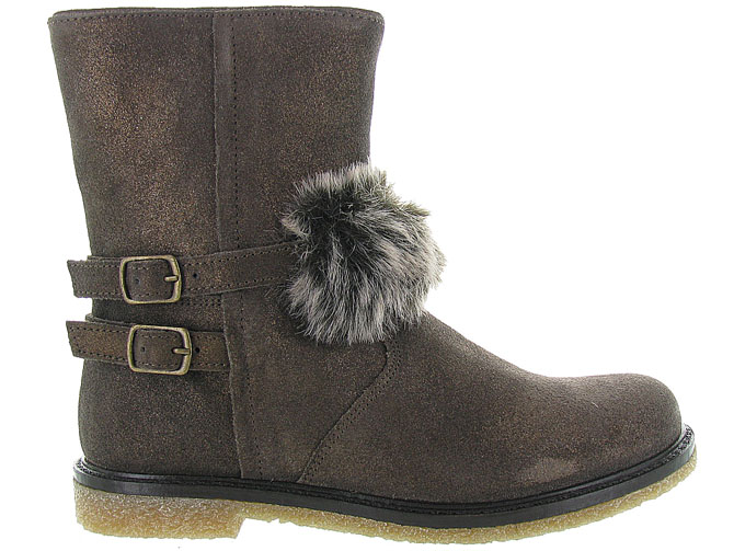 Apples and pears bottines et boots 8334 marron fonce7033102_2