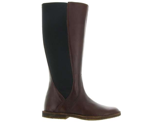 bottes - Cavalières - femme - Cuir - Marron - Kickers7070001_2
