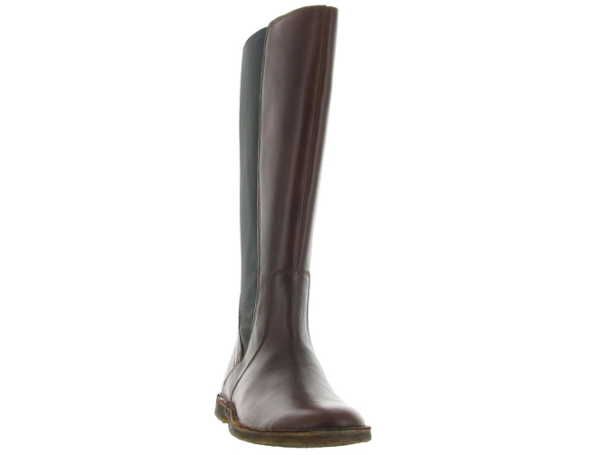 bottes - Cavalières - femme - Cuir - Marron - Kickers7070001_3