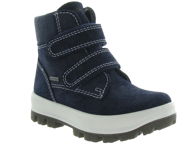 apres ski bottes fourrees -  - junior garcon - Cuir - Bleu Marine - Superfit